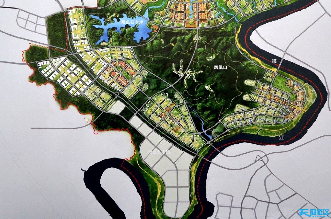 四川华蓥市城区新规划图片