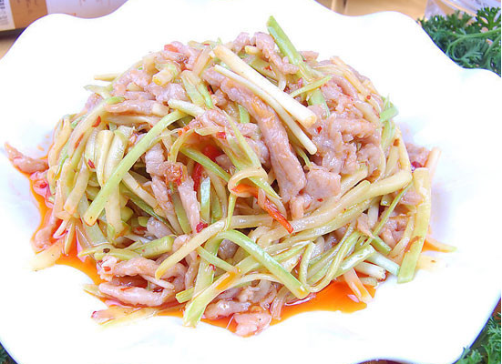 美味川菜之家常羊肉丝