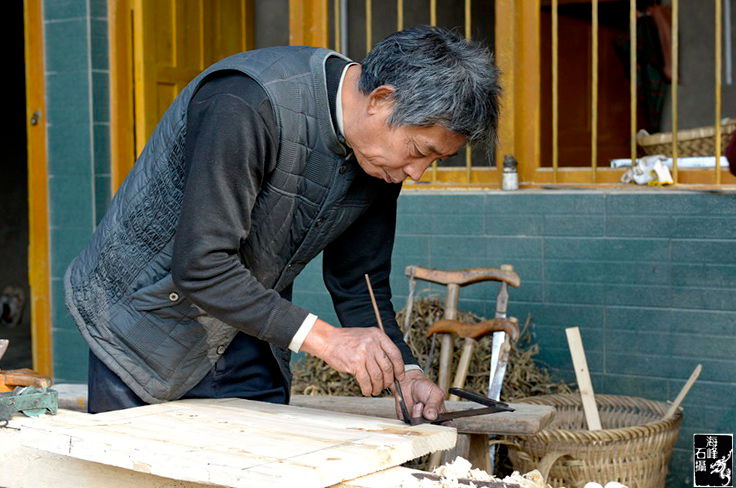 澌滩手工木匠艺人劳动场面-平昌论坛-四川论坛-麻辣社区