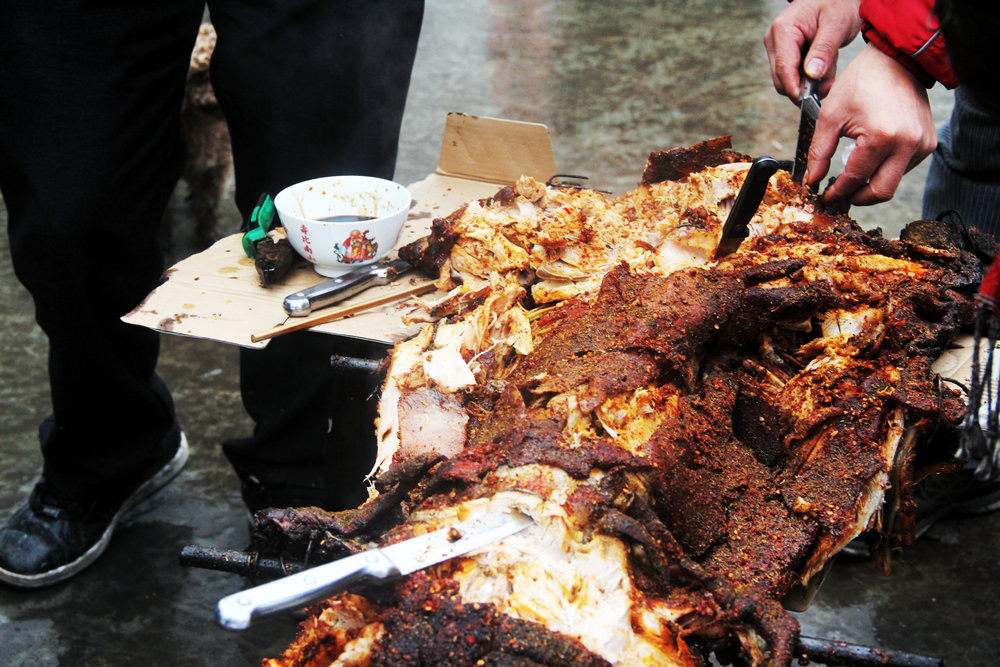 好香的烤野猪儿