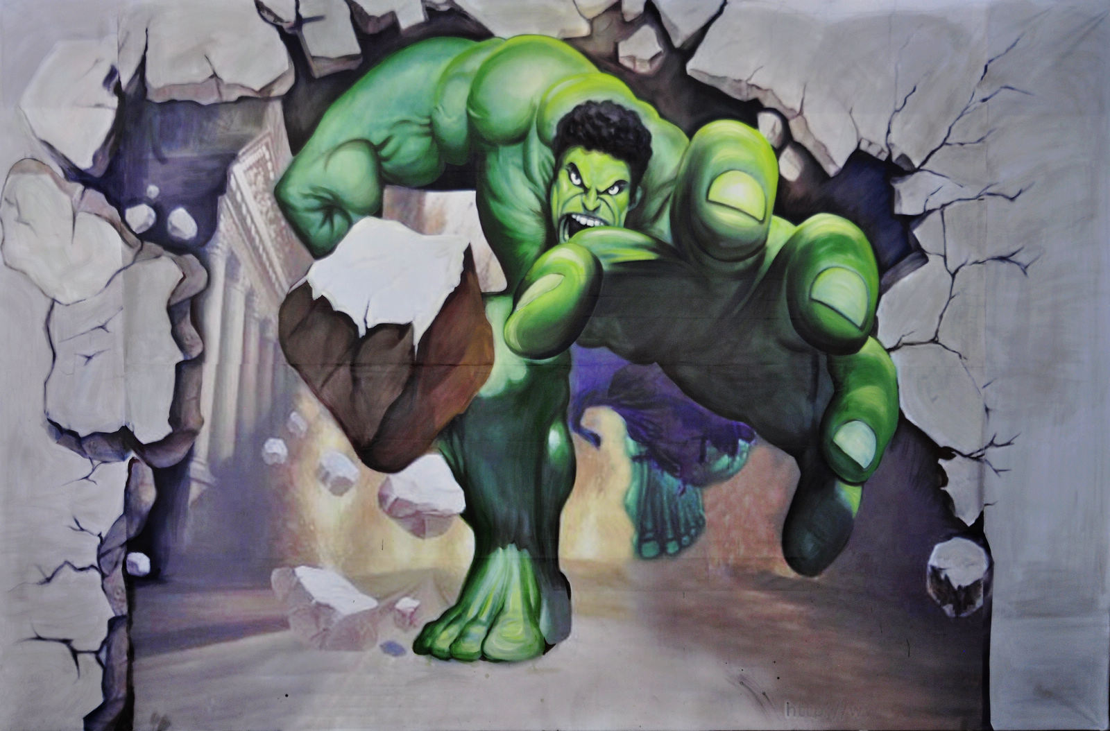 神奇的3d画(10)--------绿巨人