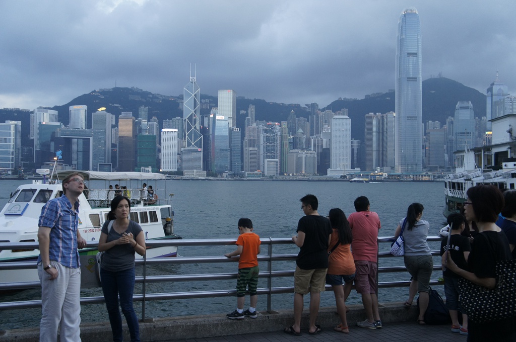 香港維多利亞港看海景