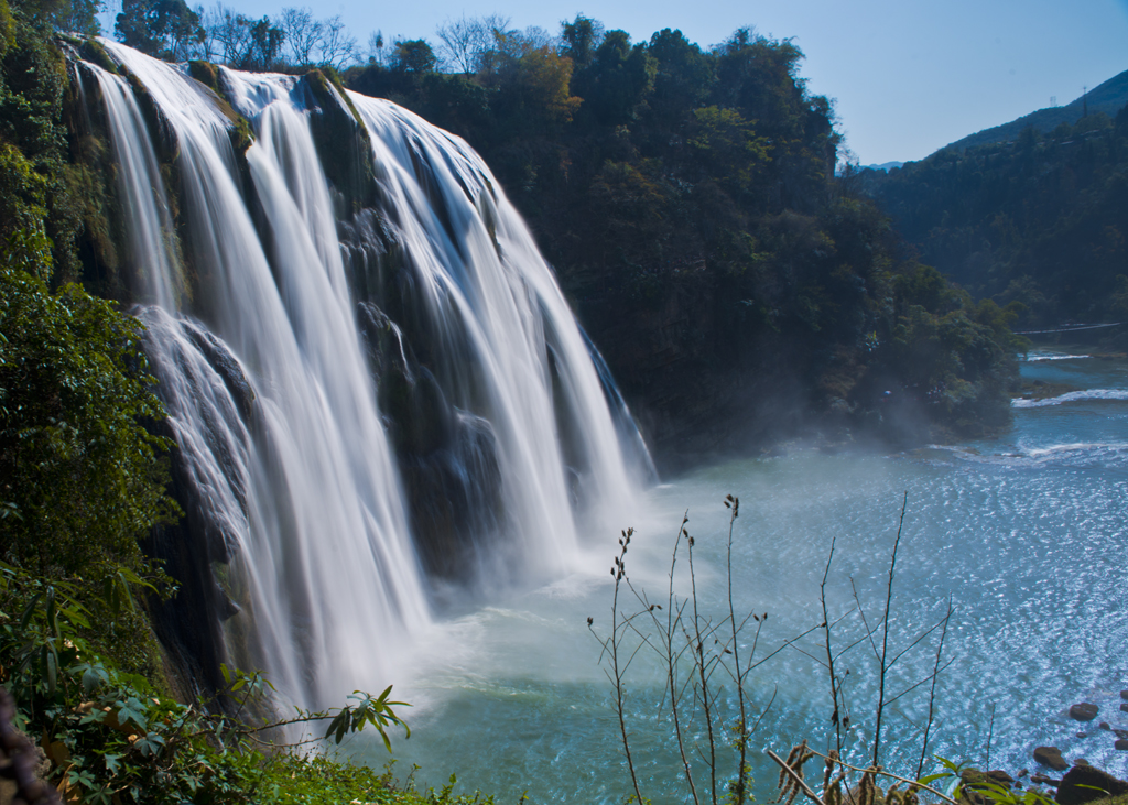 冬天的黄果树瀑布依然美丽