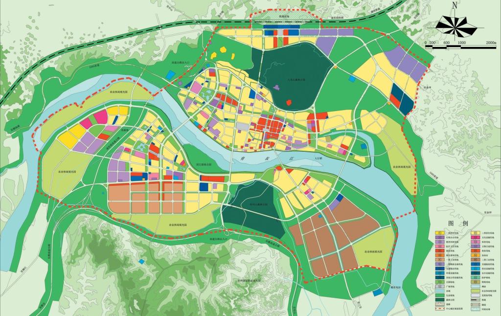 洪雅洪柳新区城市规划图片
