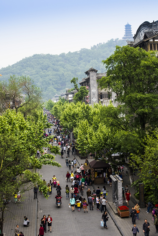 都江堰幸福路五一拾影