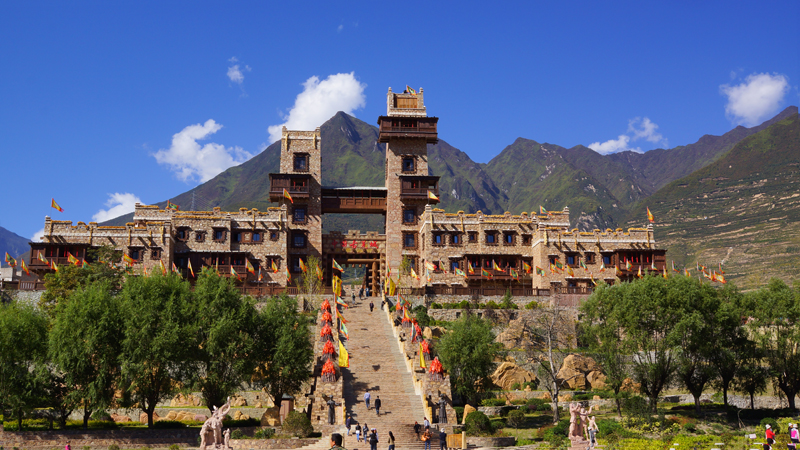 中国古羌城风光(图)-四川旅游景区论坛-四川论坛-麻辣社区