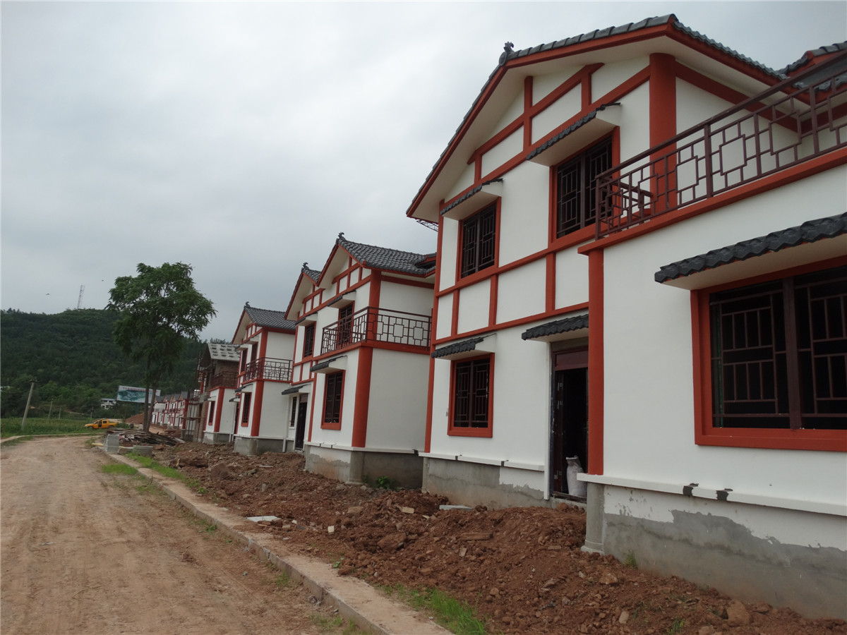 43   组图简介:莲池镇新农村建设示范工程"灵宝宫综合体"——主体建筑