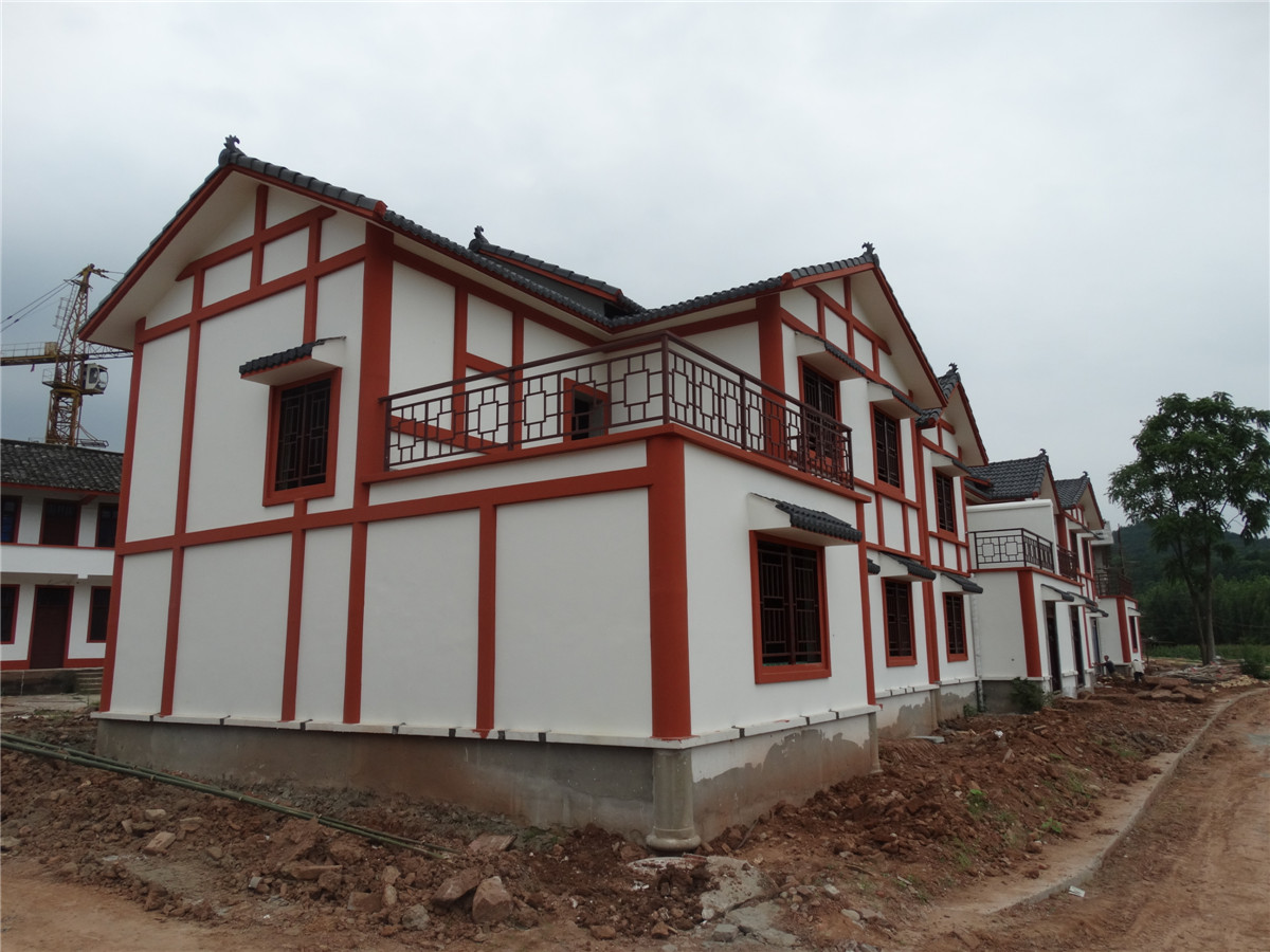 组图简介:西充县莲池镇新农村建设示范工程"灵宝宫综合体"