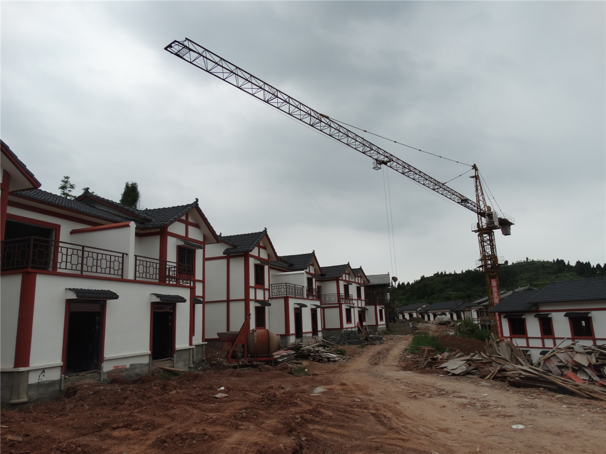 组图简介:西充县莲池镇新农村建设示范工程"灵宝宫综合体"