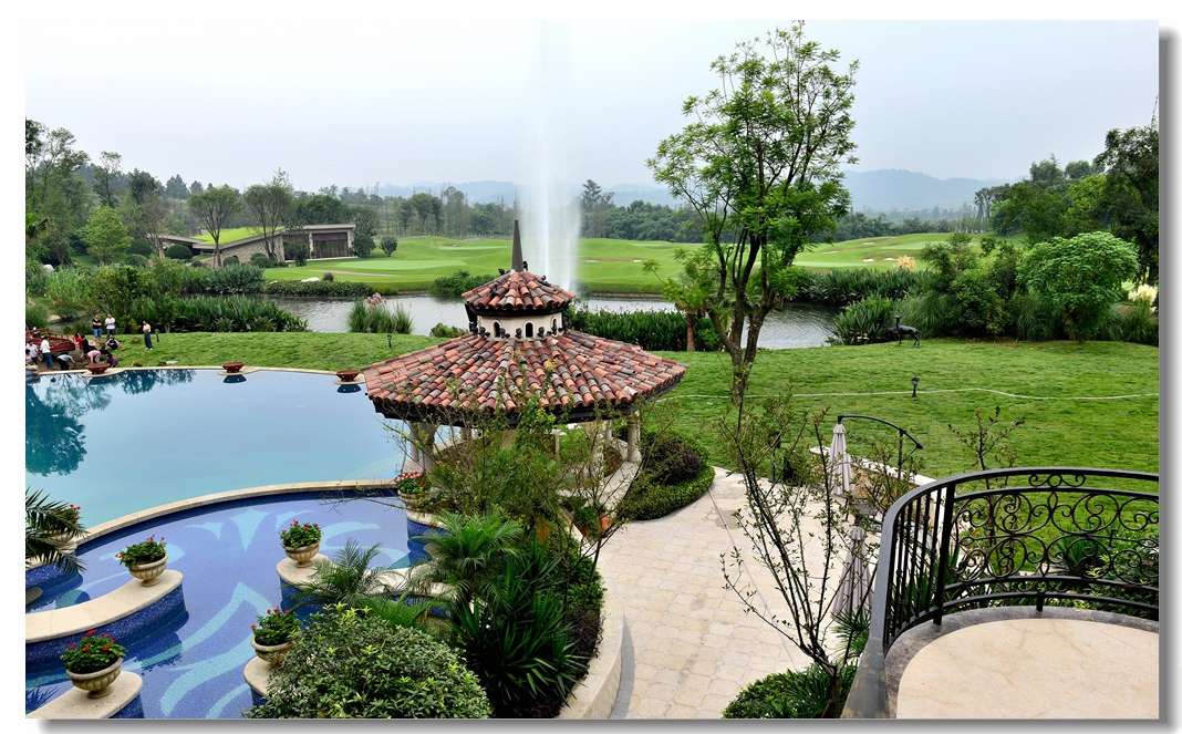 黄龙溪谷印象之 风景 香车 美女