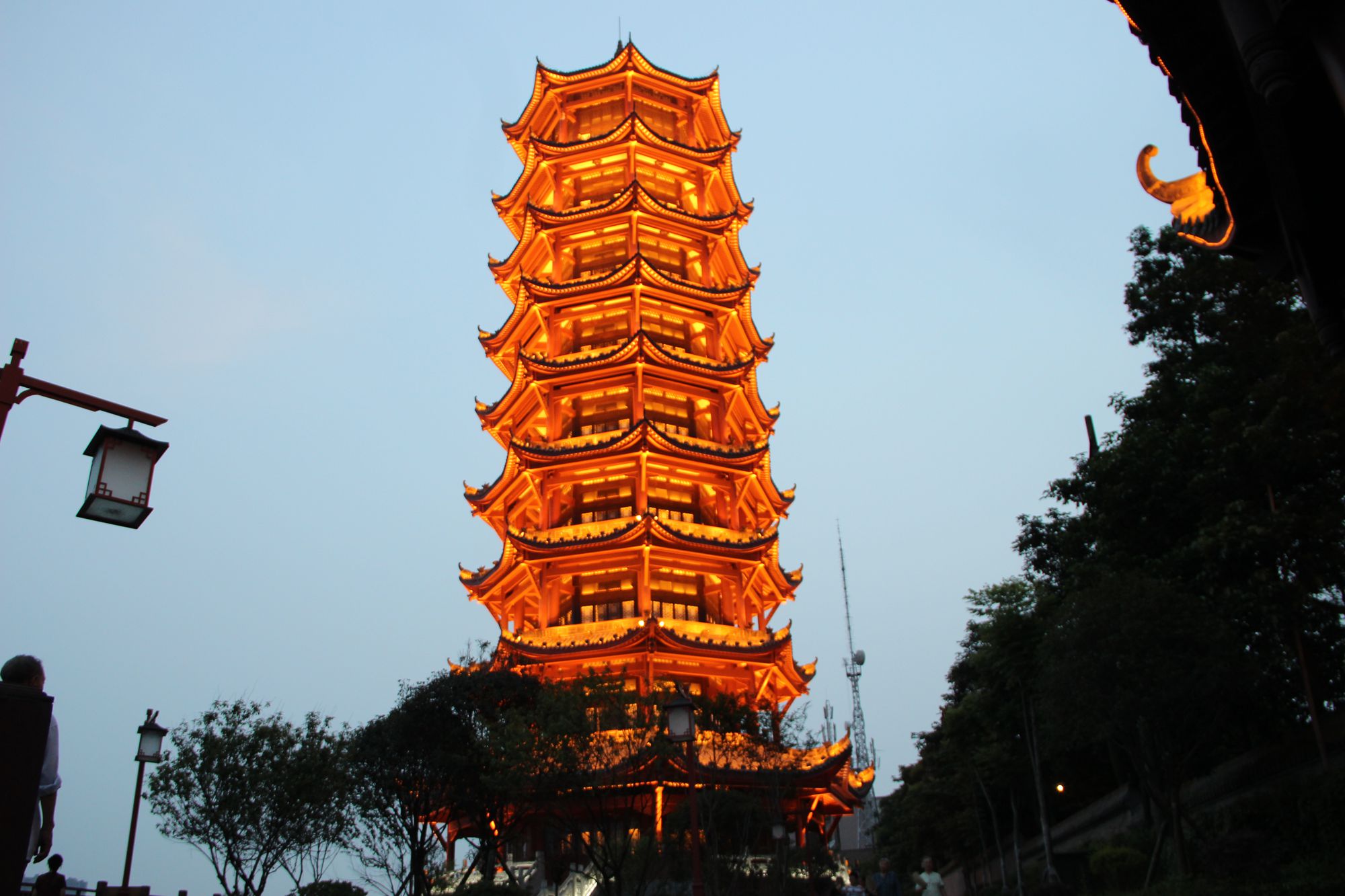 隆昌县北关景区的标志性建筑!