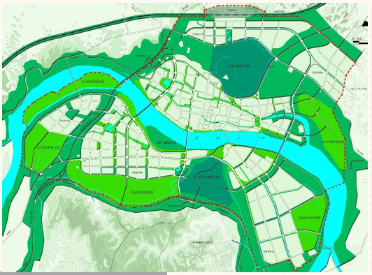 洪雅城规划图png
