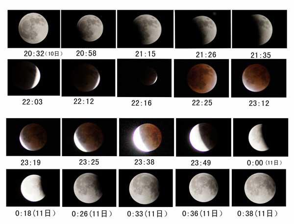 月全食和月偏食图片