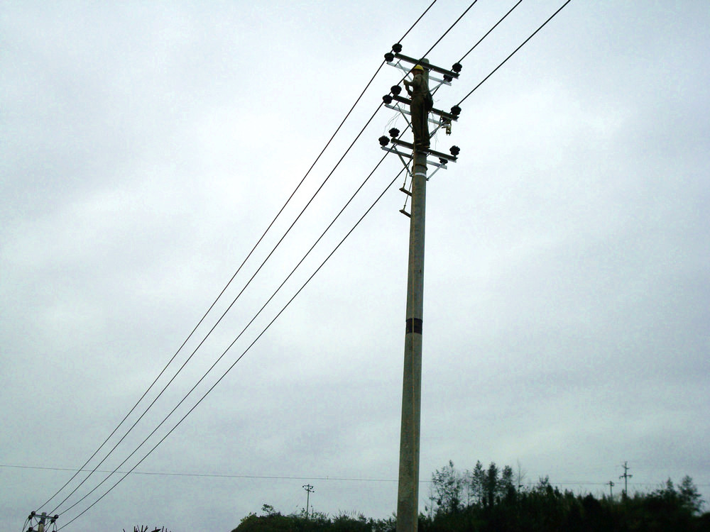 &nbsp;&nbsp; &nbsp; 今日在绕城西路散步,看见大道旁的电线杆开始架