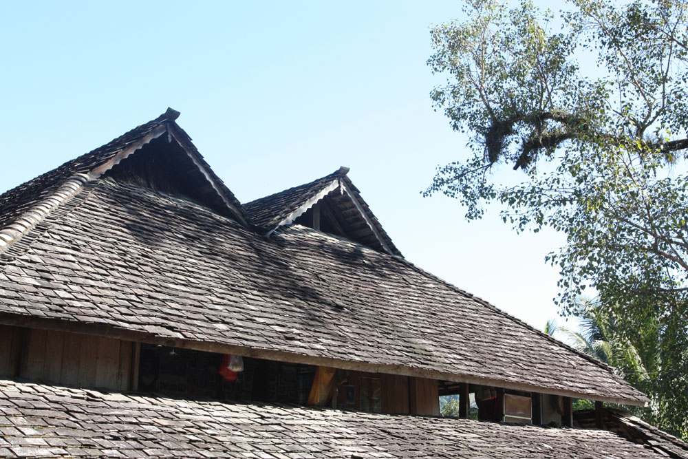 傣族民居屋顶图片