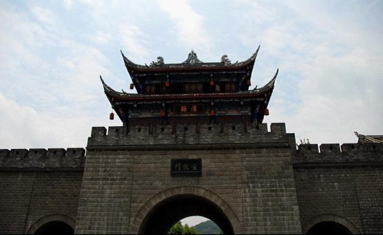 锦屏镇——相如故城观景门楼初具规模(2015年1月14日最新进展)