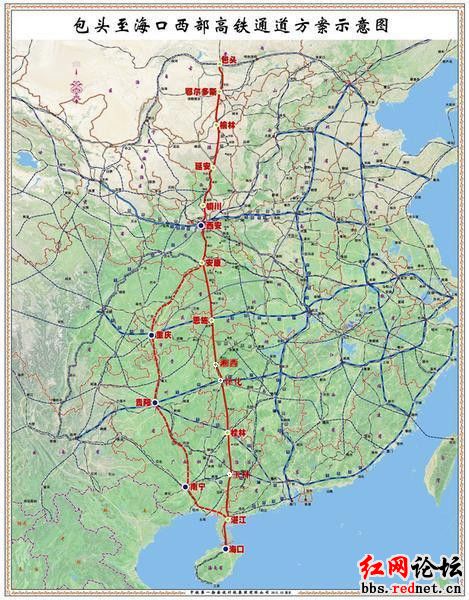 西渝高铁最终确定线路图片