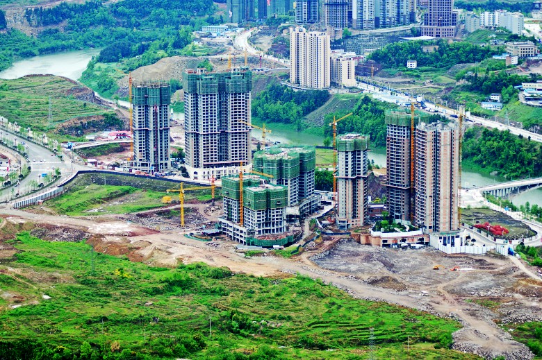 清明节日俯瞰金宝新区新貌-平昌论坛-麻辣社区-四川论坛