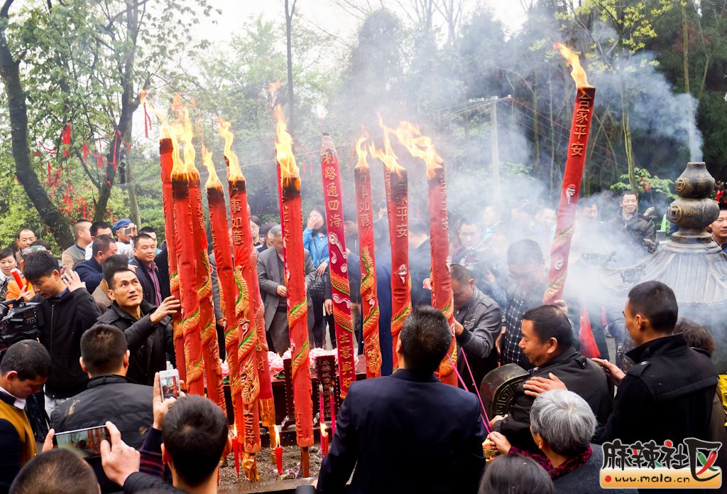 烧高香,祈福