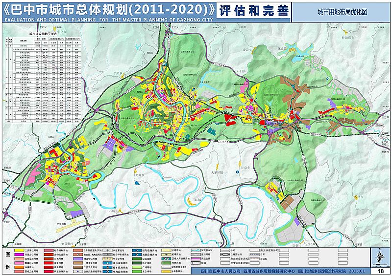 巴中市城市规划图图片