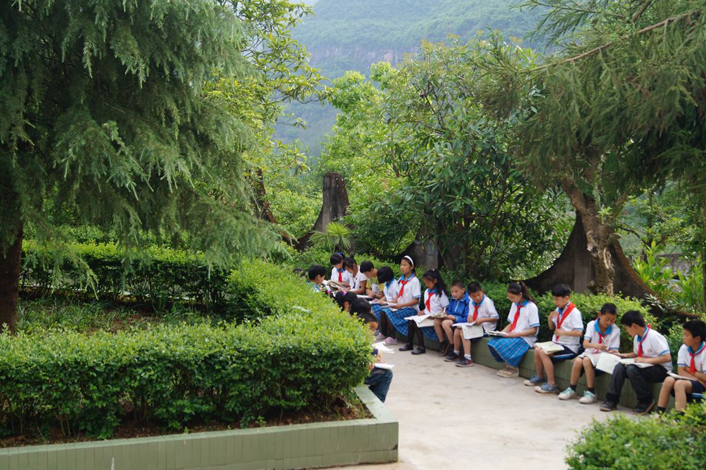 乡村花园式小学——大河镇白院小学浓浓的乡土气息-南江论坛-麻辣社区