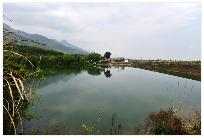 绵竹陈家湾团结水库风光