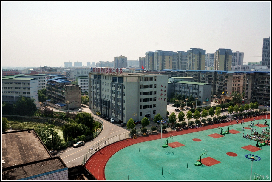 美丽的营山二中校园里,正在进行精彩的第三届中小学生艺术教育成果