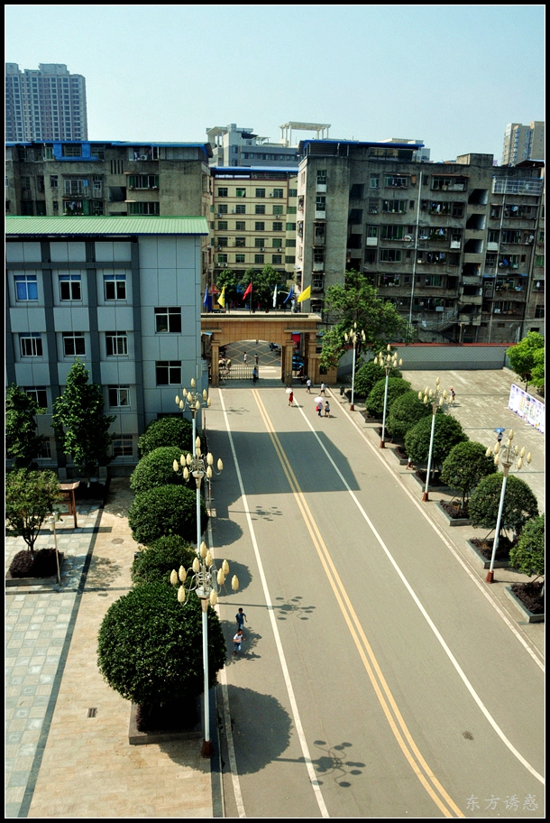 美丽的营山二中校园里,正在进行精彩的第三届中小学生艺术教育成果