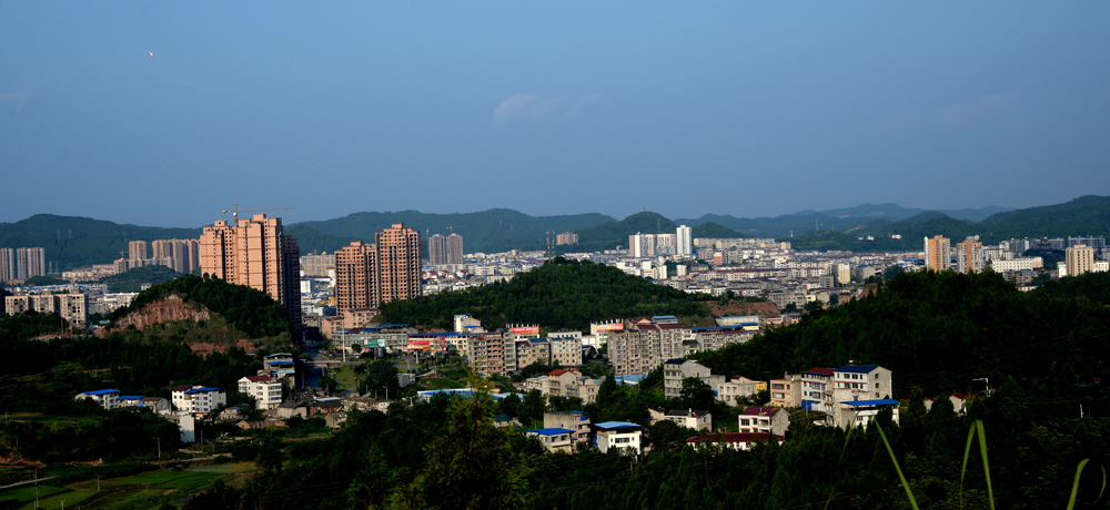 本土的自然風光一西充縣晉城鎮