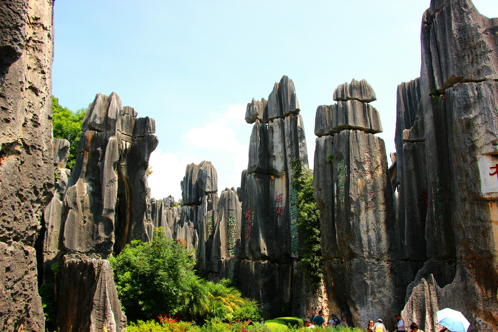 云南行纪实:地貌奇观,神奇石林