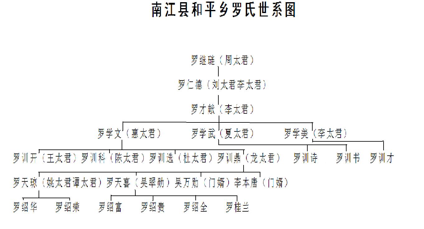 编撰《巴山罗氏族志》倡议书