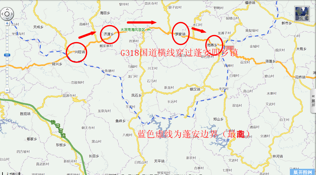 四川蓬安公路最新规划图片