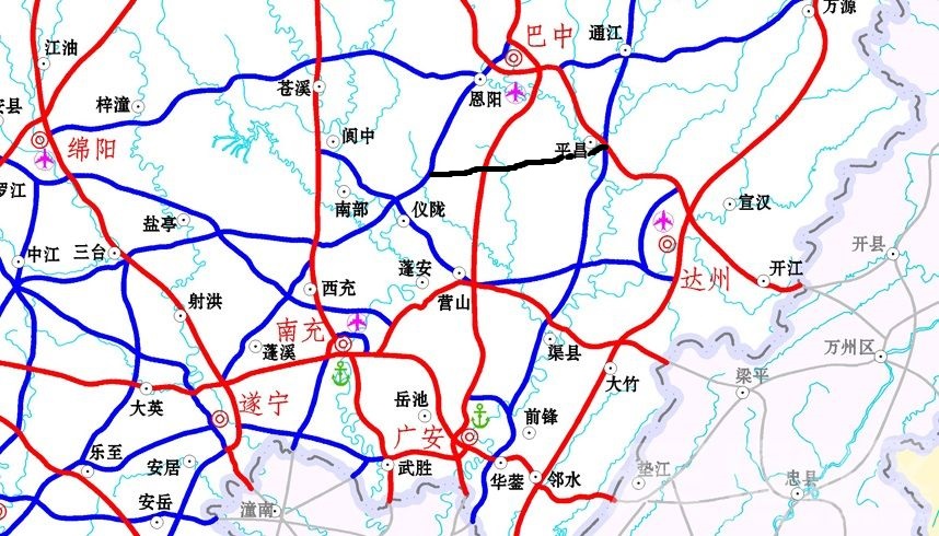 国家应将通江经平昌到仪陇的高速公路纳入国家十三五规划