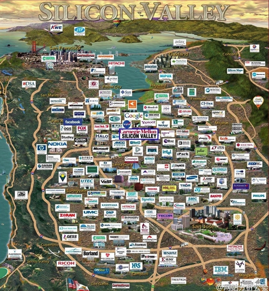 傍晚到了库比蒂诺,apple总部所在地,也属于硅谷一部分,瞬间感觉高