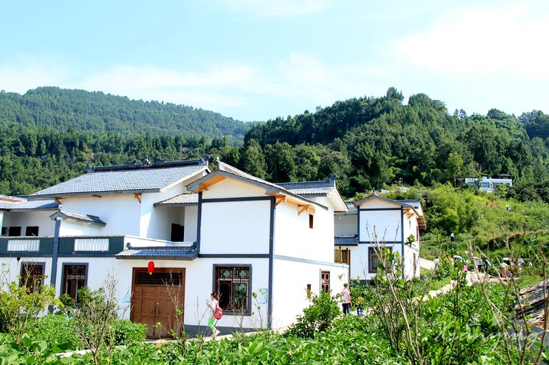 巴中水宁寺新农村新貌