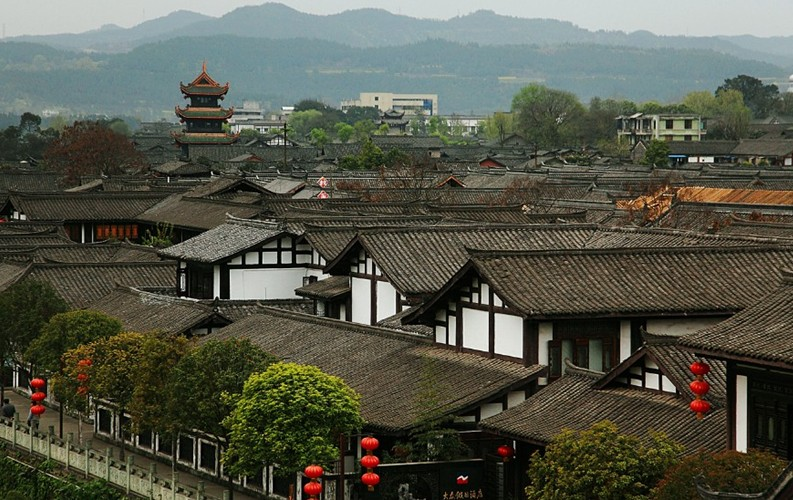 闲游阆中 观赏到了风水之景~~美!