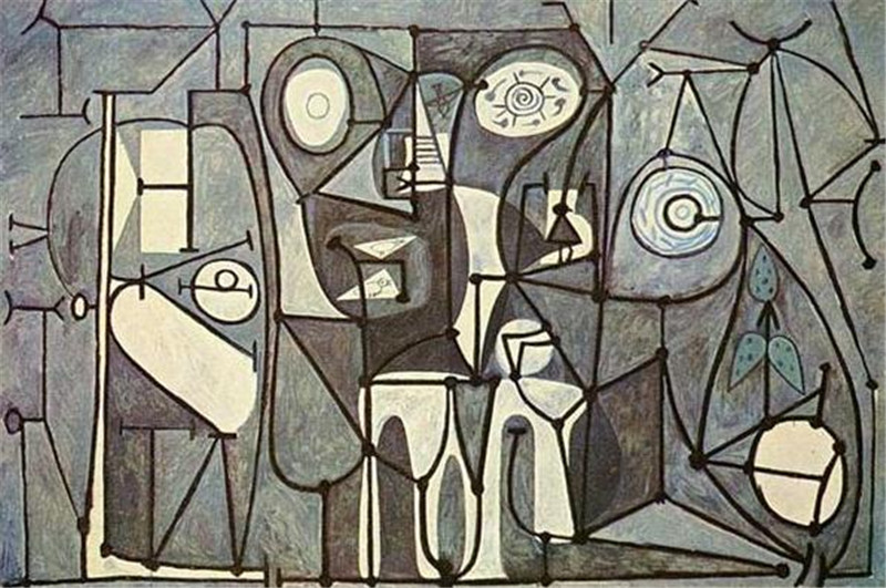 绘画技巧达到一定高度后,这位艺术家开始不满足于常规,想要探索更抽象