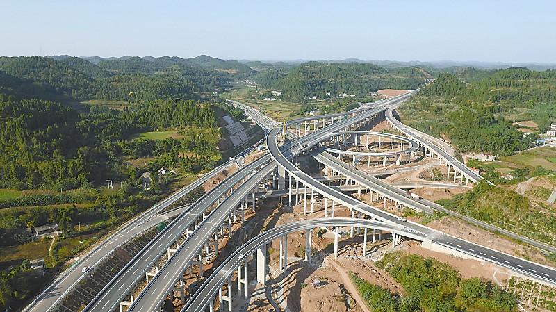 遂西高速今日通车 试运营期间全程免费跑