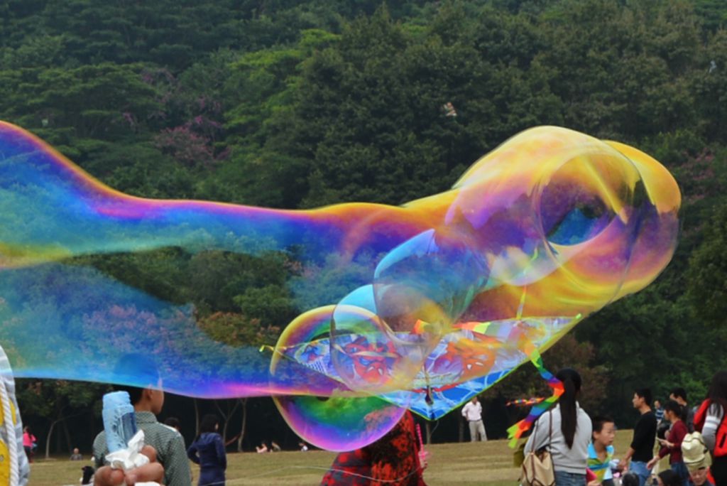 神奇的泡泡风光