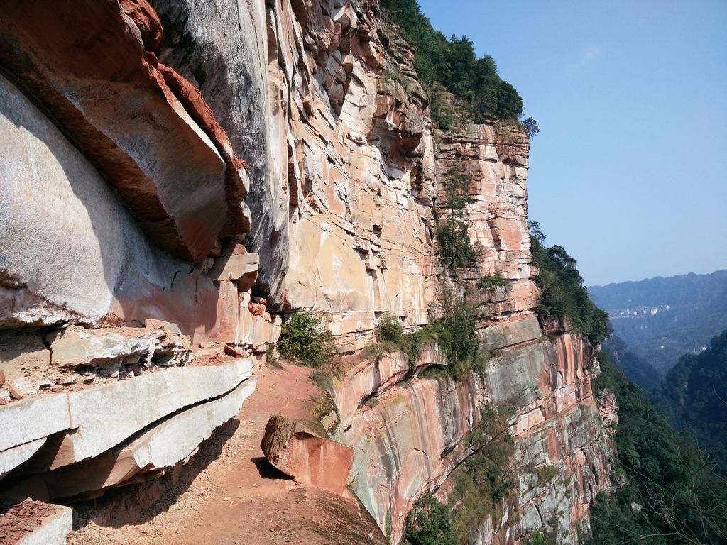 重庆江津四面山《土地岩》风光