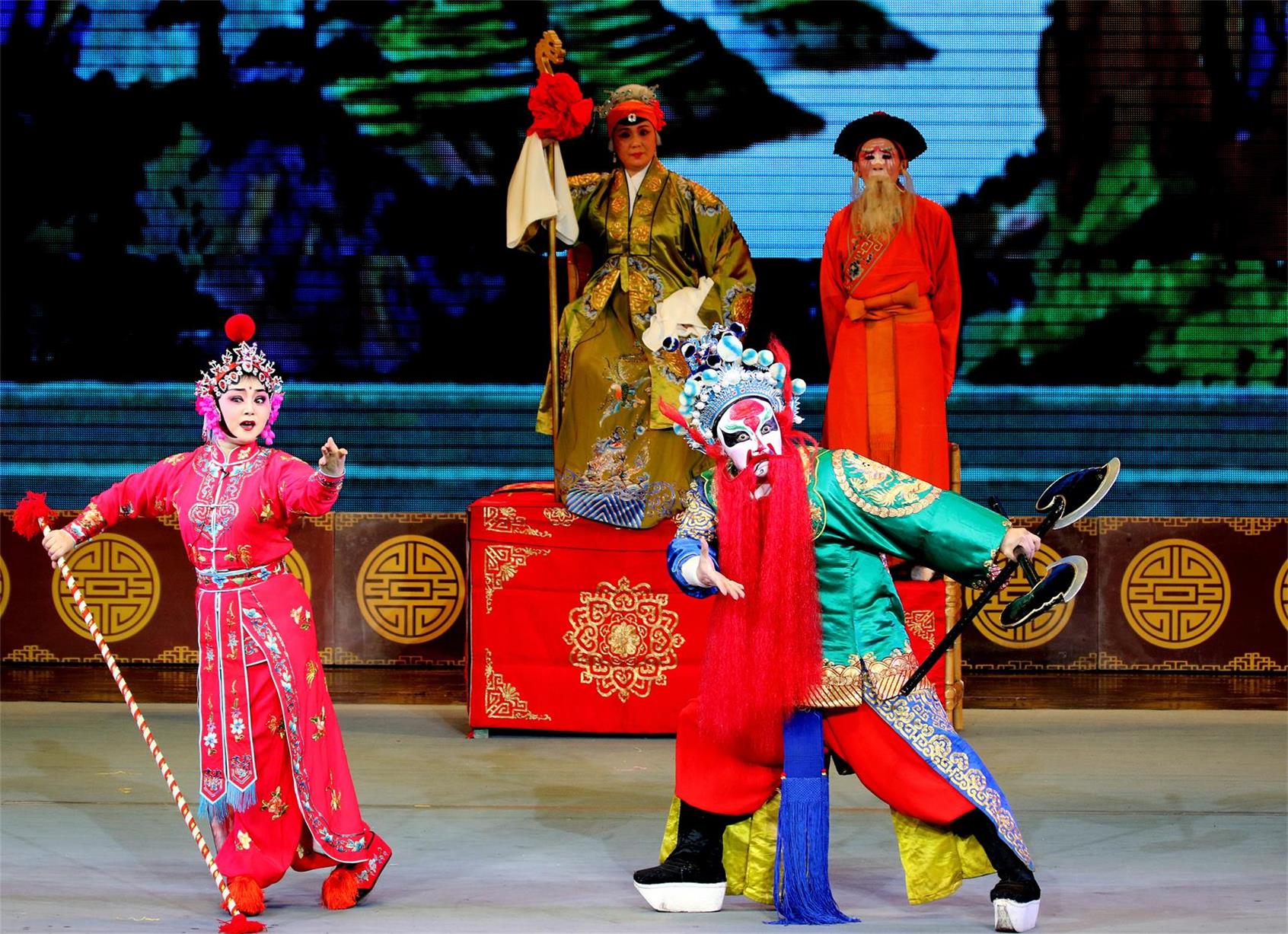 泸州非遗保护传习所来蓉演出:拨火棍 剧照-中国川剧-麻辣社区