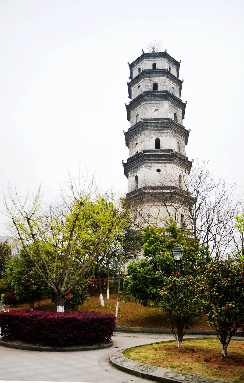 江西上饶市双塔公园风光