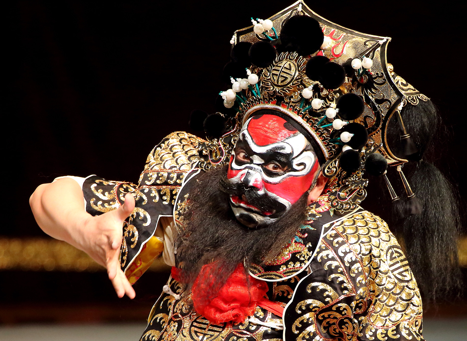 【川剧 单刀会】四川省川剧院赴巴中演出 三国历史戏