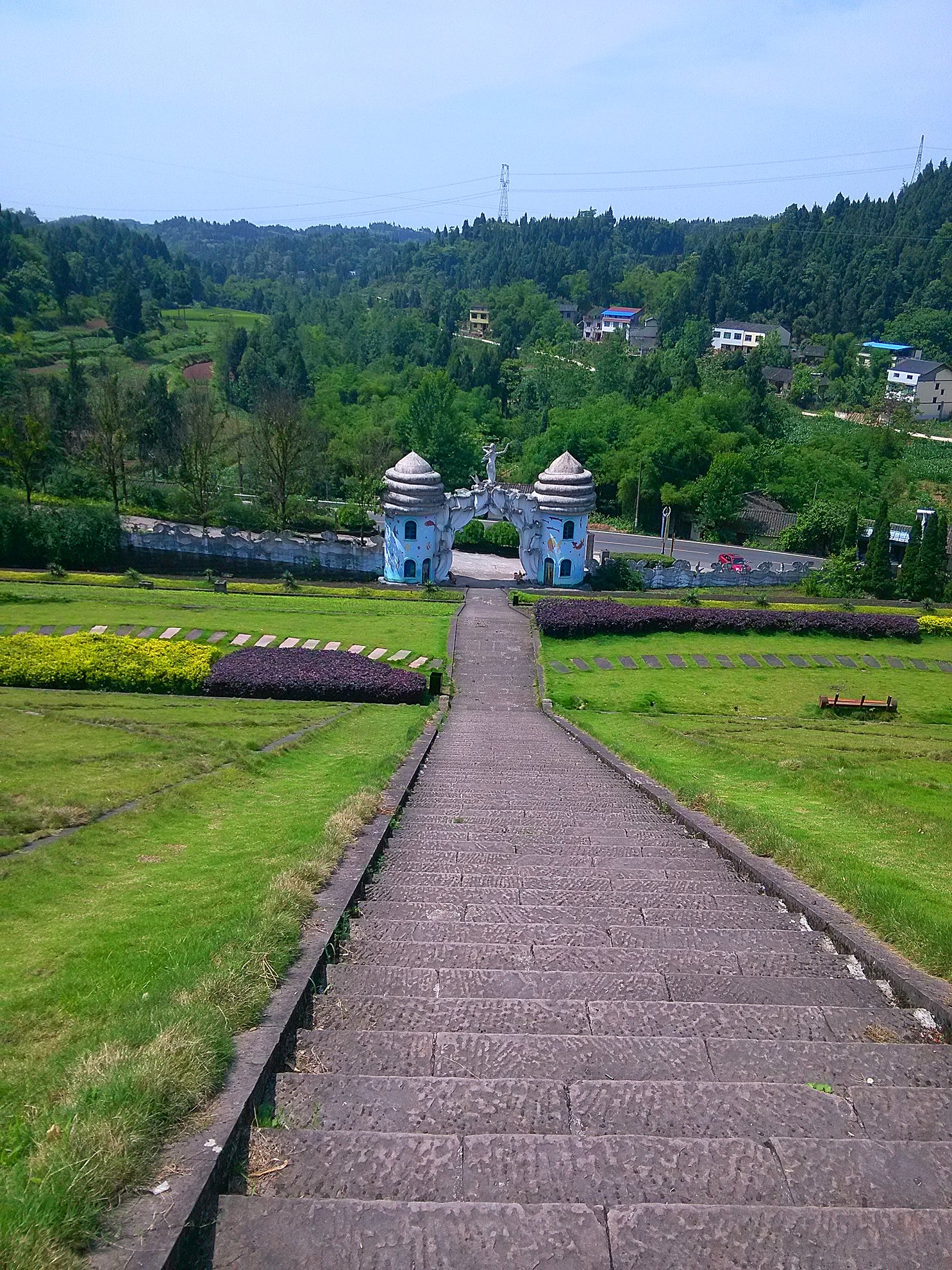 连山画出映青烟 共指晴云风景浅(5月15日光临蓬安大深南海)