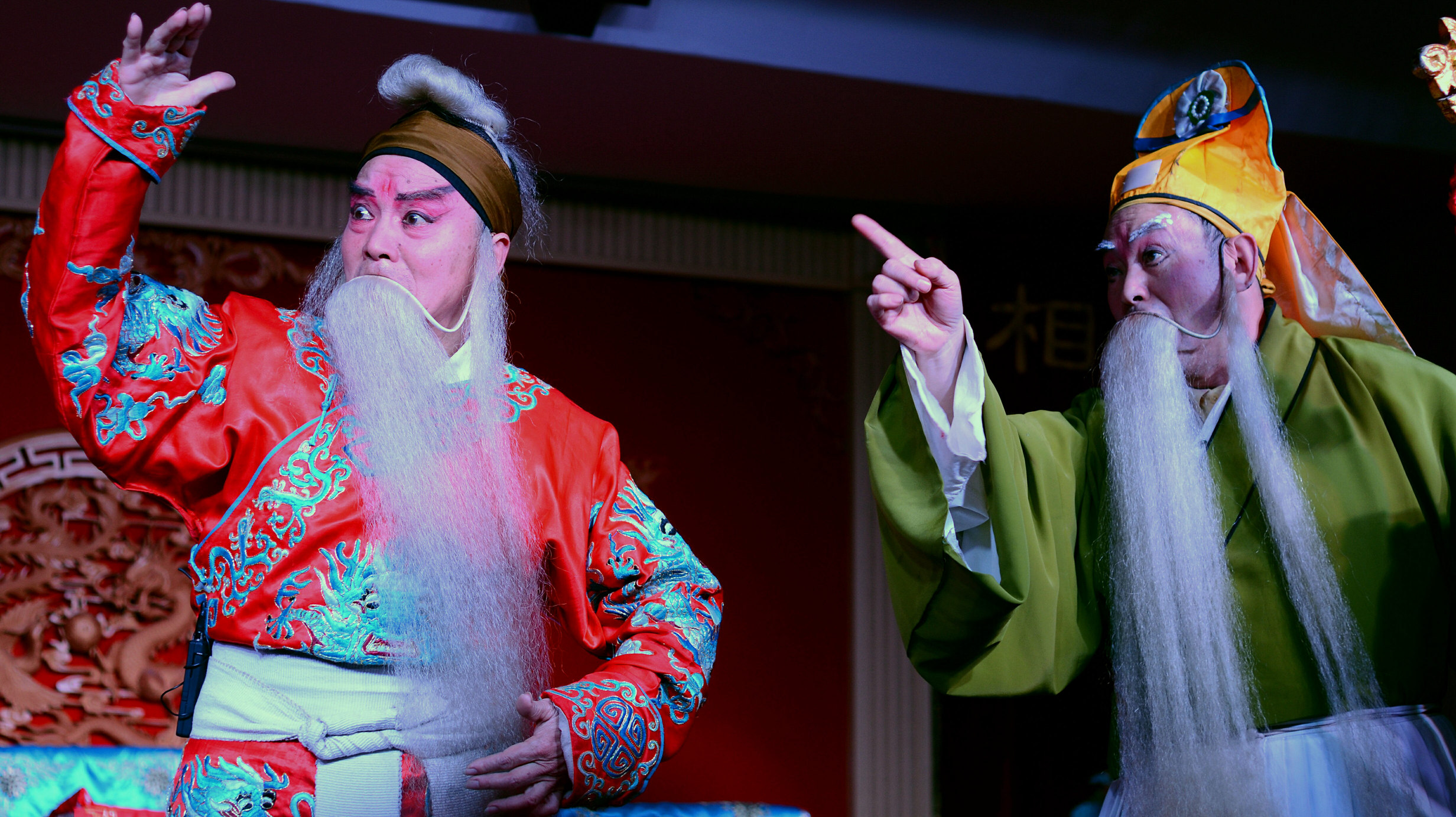 李陵碑剧照梅花川剧团2015年1月10日演出