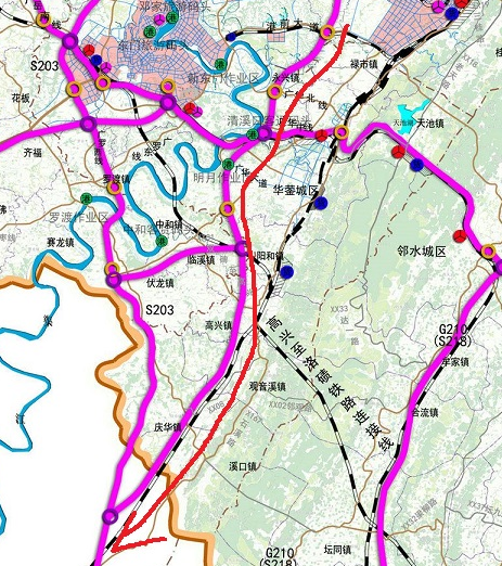 广安过境高速公路东环线及渝广高速公路支线等又一批重大项目在华蓥市