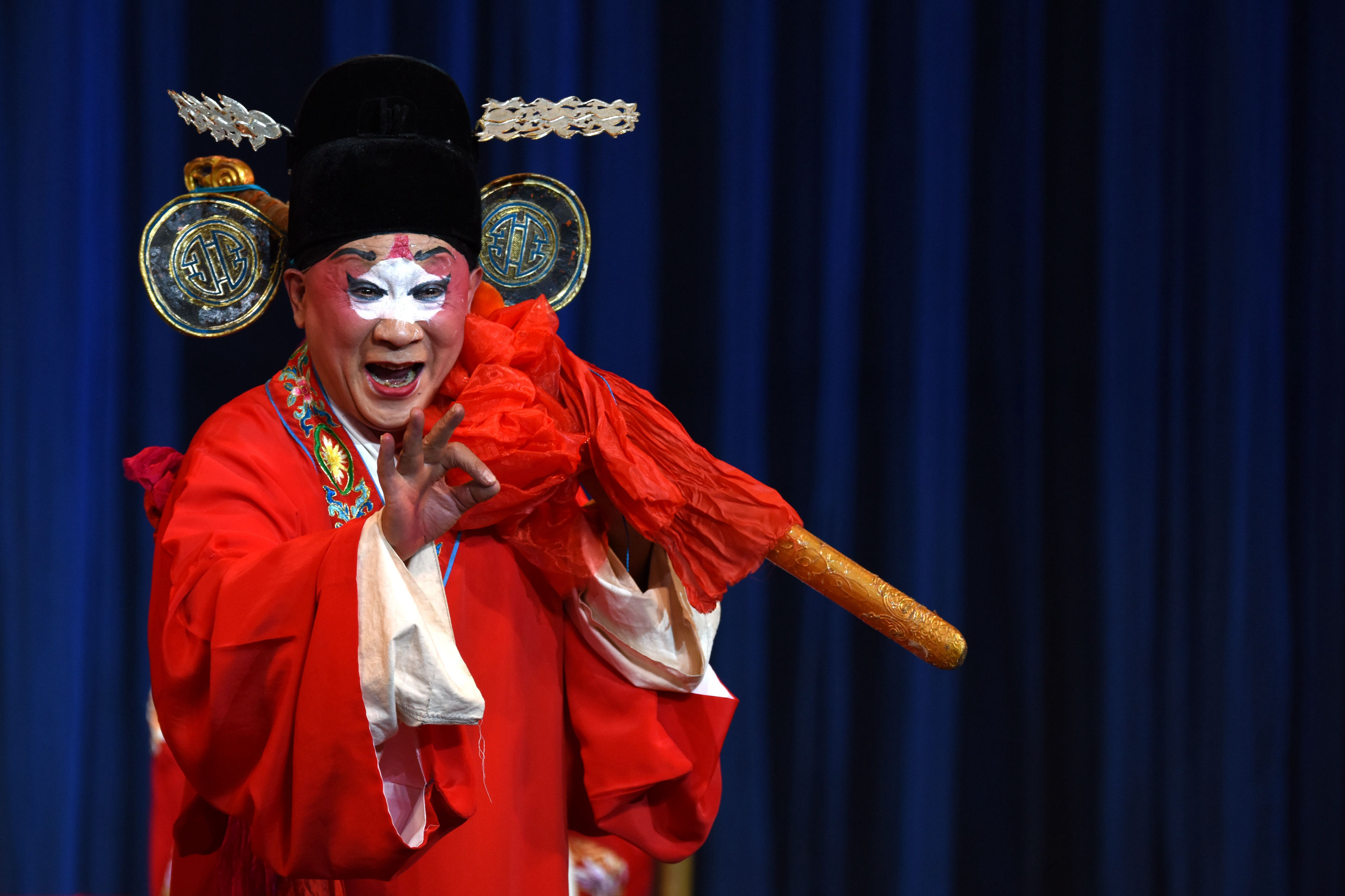 剧照* 刘金龙先生传承人展演《花文芳抢亲》-中国川剧-麻辣社区