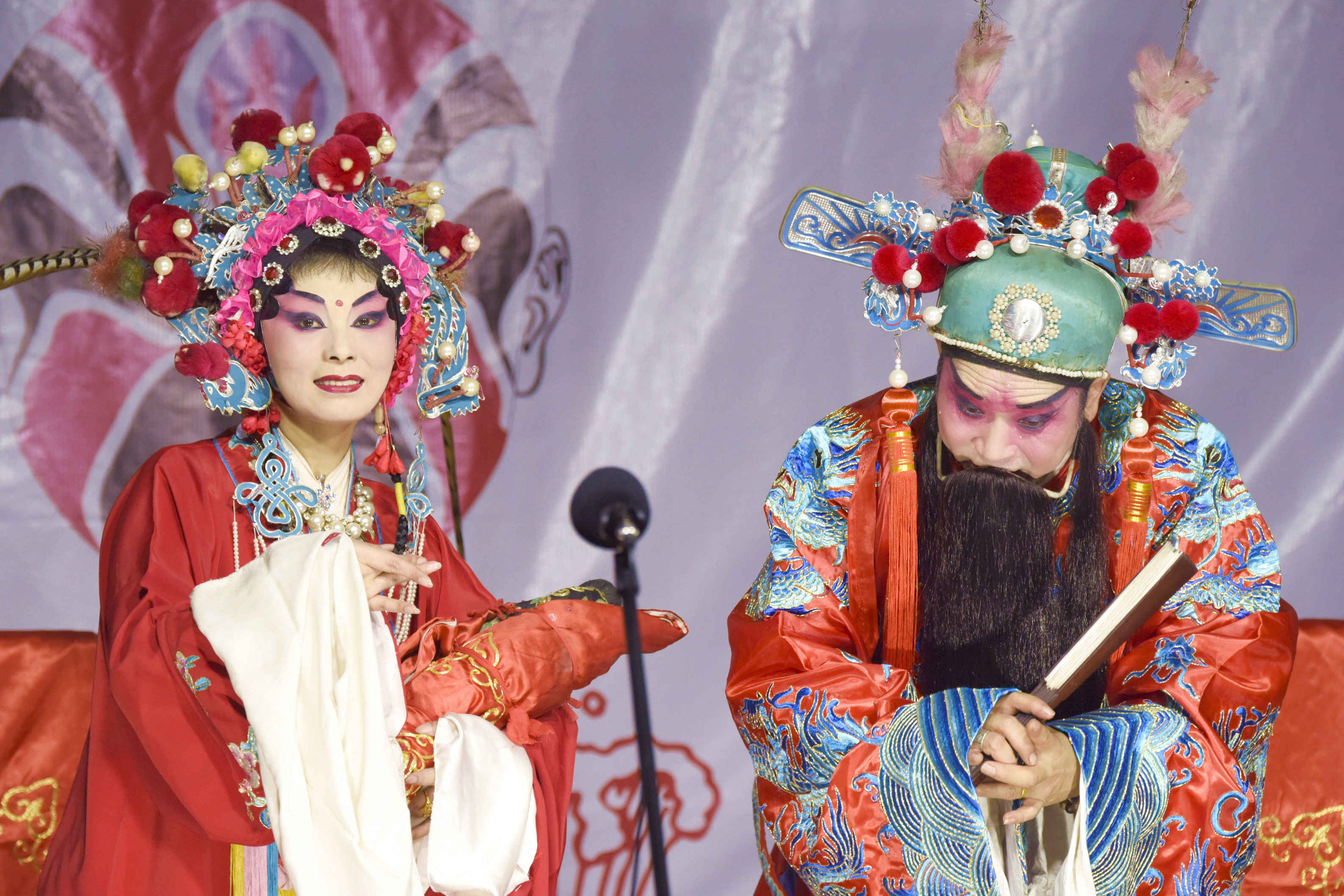 【剧照】百家班川剧团琉璃场开班演出 20161015