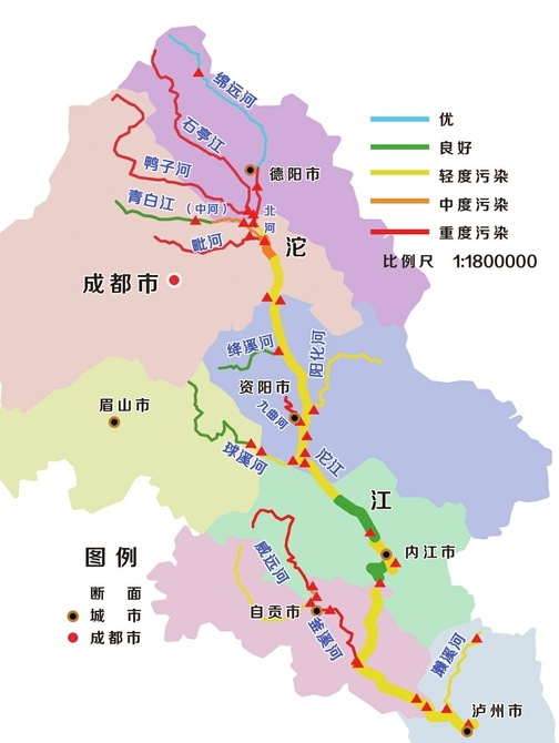 沱江地图图片