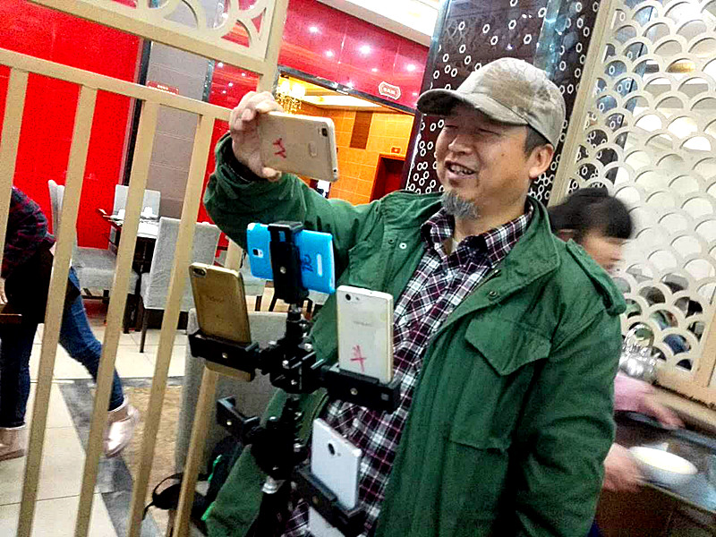 南充直播达人用5个平台直播花小仙从北京回到